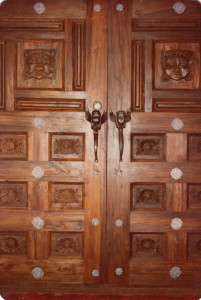 Angel door pulls